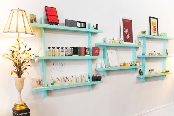Perfumes in Tigerlily Store; Image Courtesy of Tigerlily Perfumery 