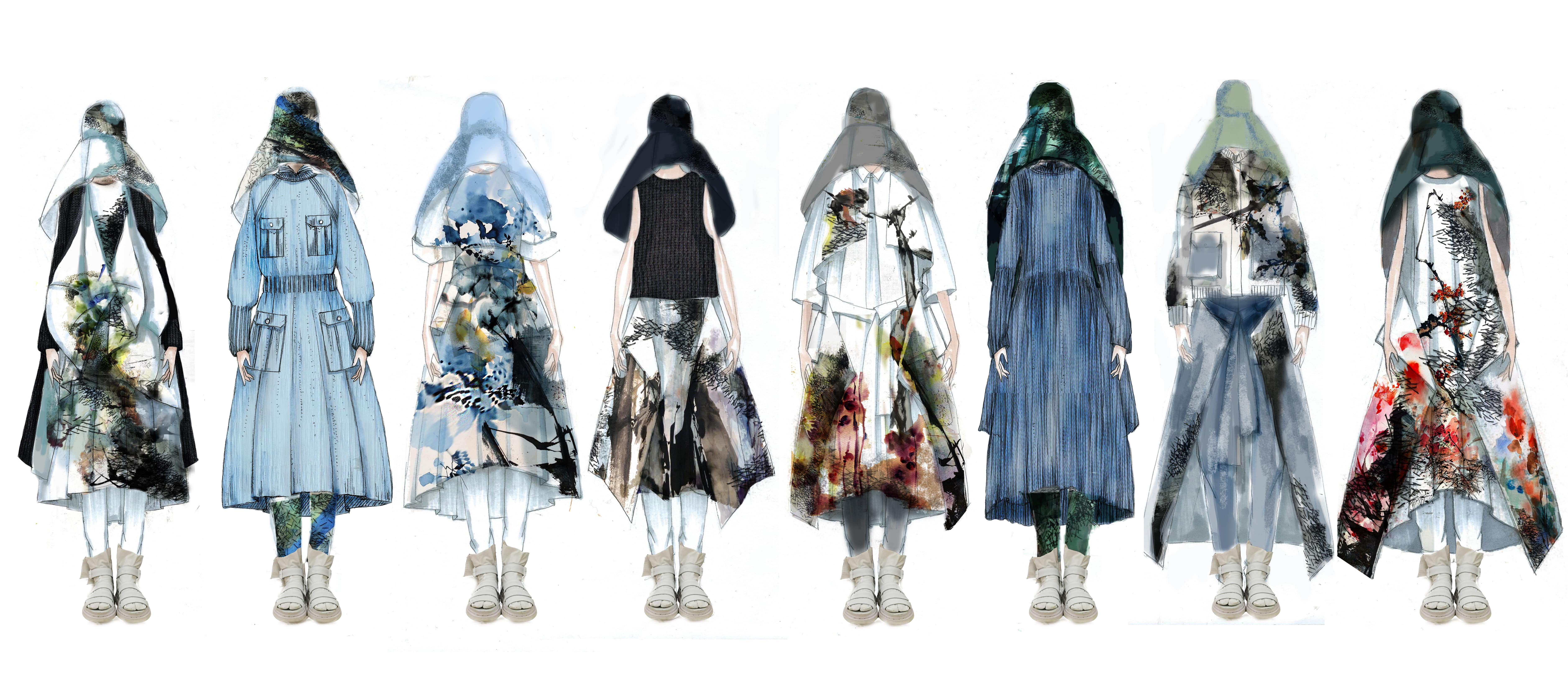 Illustrated lineup by Bom Kim and