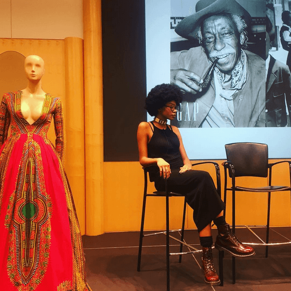 Kyemah McEntyre at the Gap Inc. and AANG event; Photo courtesy of Kyemah McEntyre