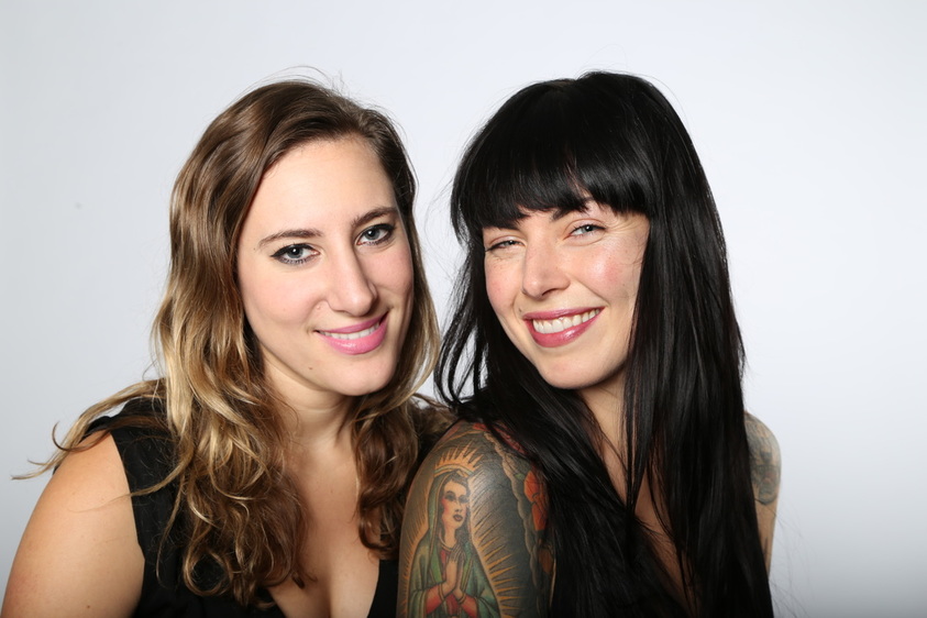 Jessica Assaf + Alexis Krauss of Beauty Lies Truth. Image courtesy of whatittakesmag.