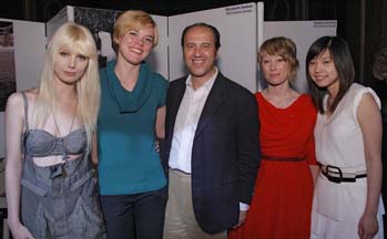 The 2009 French Exchange Scholarship Winners photographed with Prosper Assouline