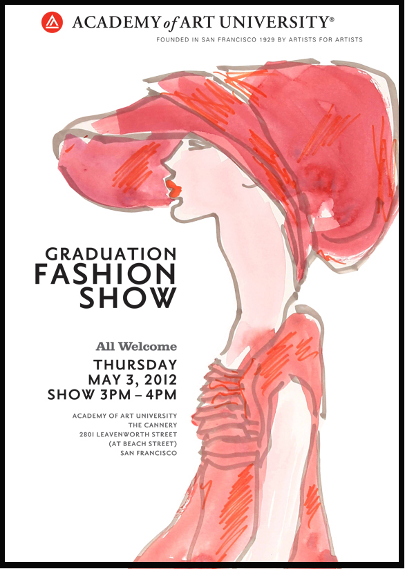 graduating Fashion Show Poster