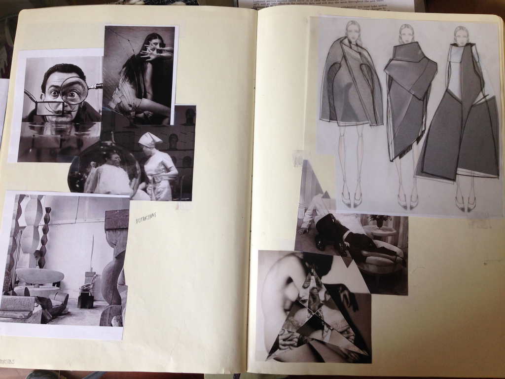 Inspiration and process for Detro's Spring 2015 Collection.