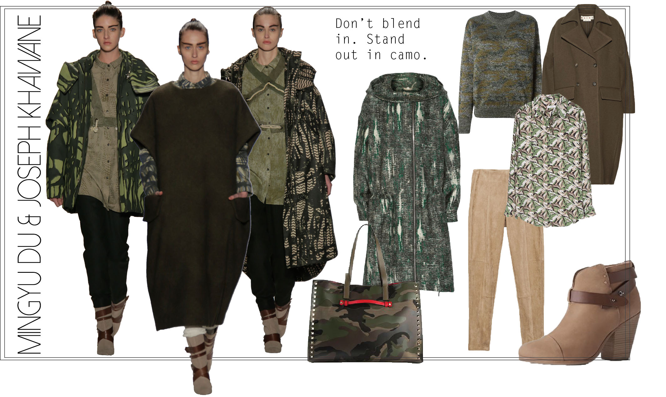 Collection by Mingyu Du, MFA Fashion Design,  in collaboration with Joseph Khawane, MFA Textile Design,