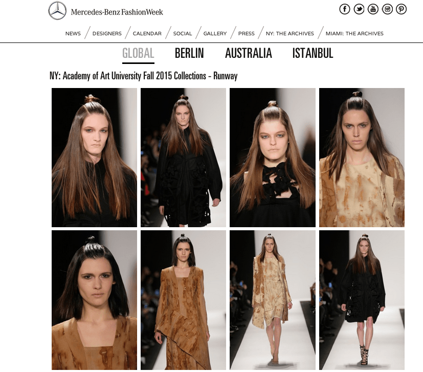 NY: Academy of Art University Fall 2015 Collections - Runway