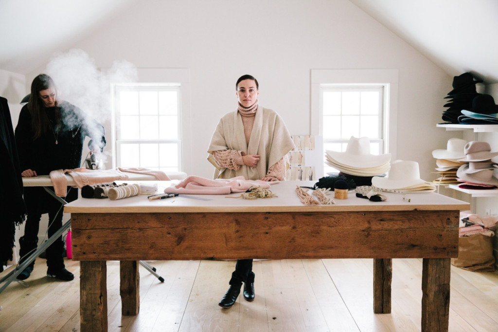 Ryan Roche at home in her home and studio in Upstate New York. Image: http://airwaveranger.tumblr.com