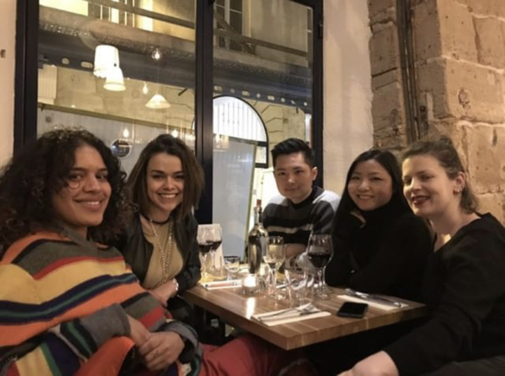 students at fashion week in paris 2019
