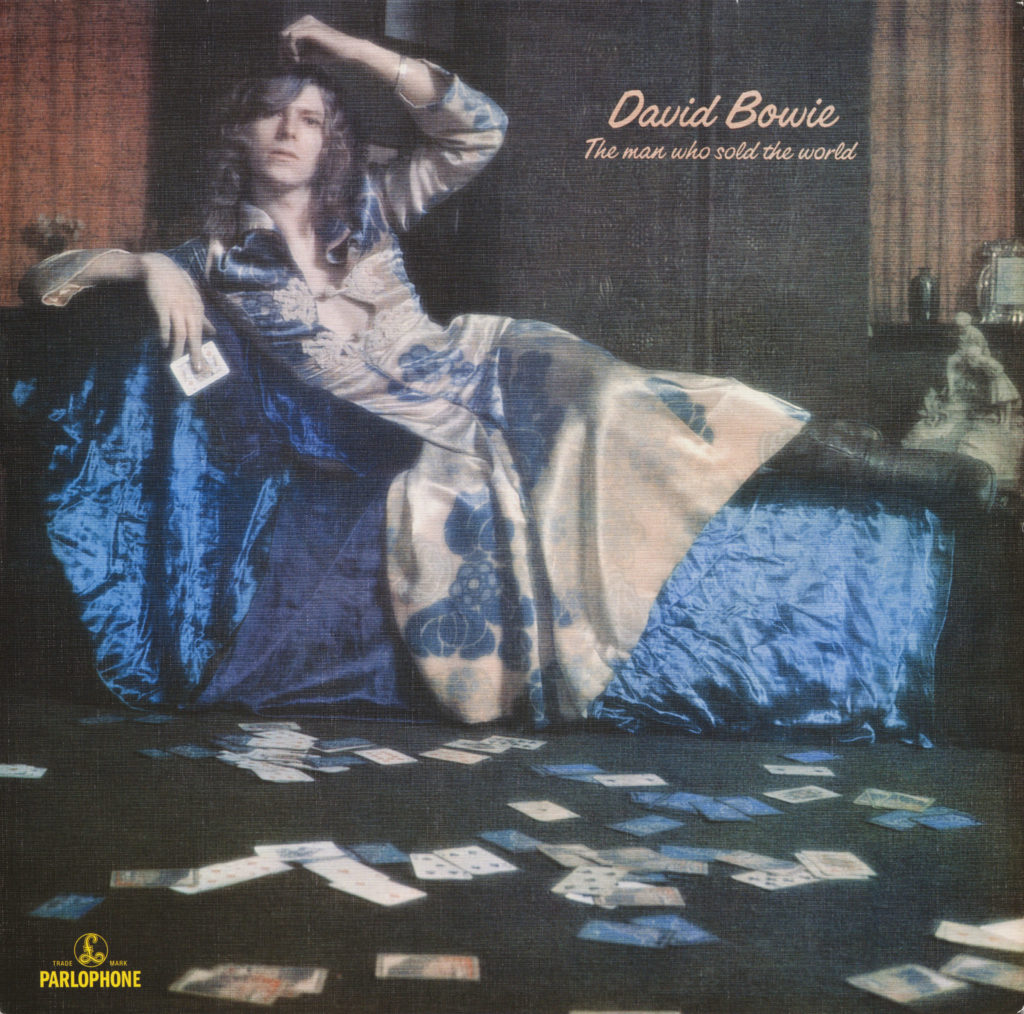 David Bowie’s The Man Who Sold the World album cover 1970. Courtesy: Museum of Fine Arts, Boston